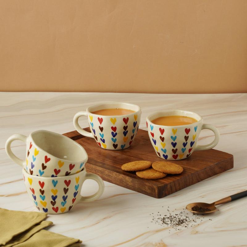 Artsy Designer Ceramic Cups | Set of 2 & 4