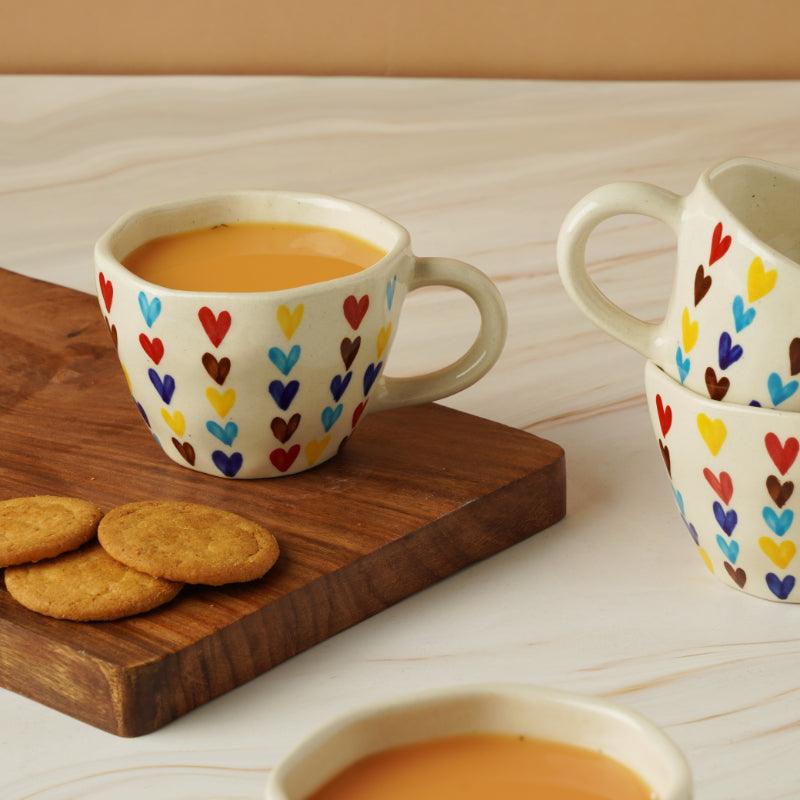 Artsy Designer Ceramic Cups | Set of 2 & 4