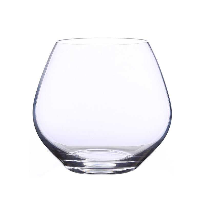 Amoroso Crystal Stemless Wine Glass | Set of 2 | Multiple Sizes