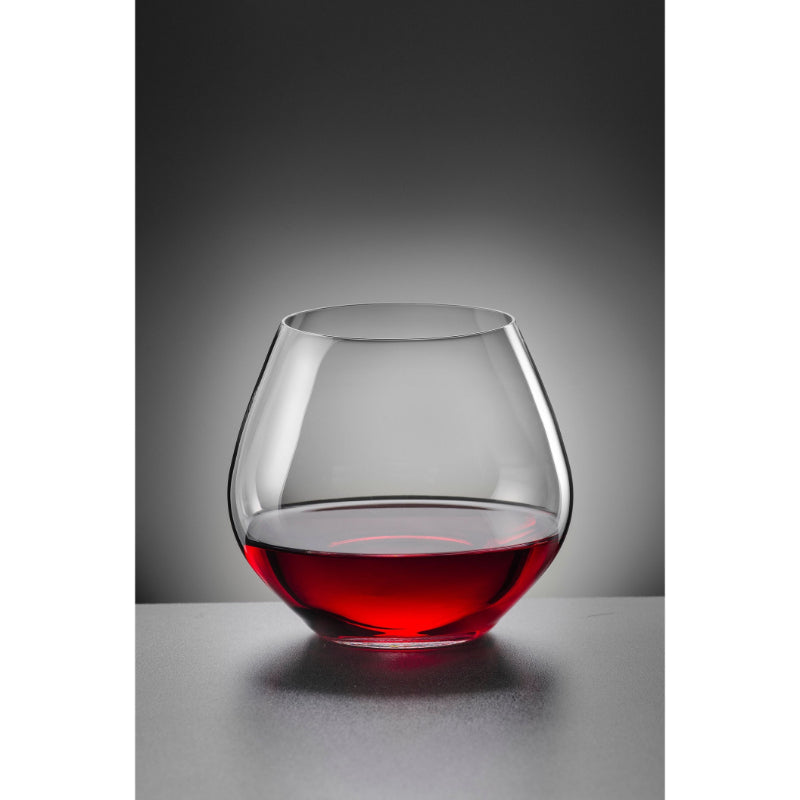 Amoroso Crystal Stemless Wine Glass | Set of 2 | Multiple Sizes