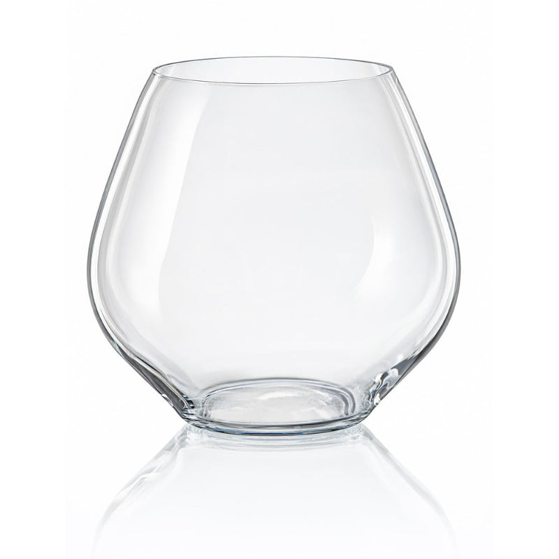 Amoroso Crystal Stemless Wine Glass | Set of 2 | Multiple Sizes