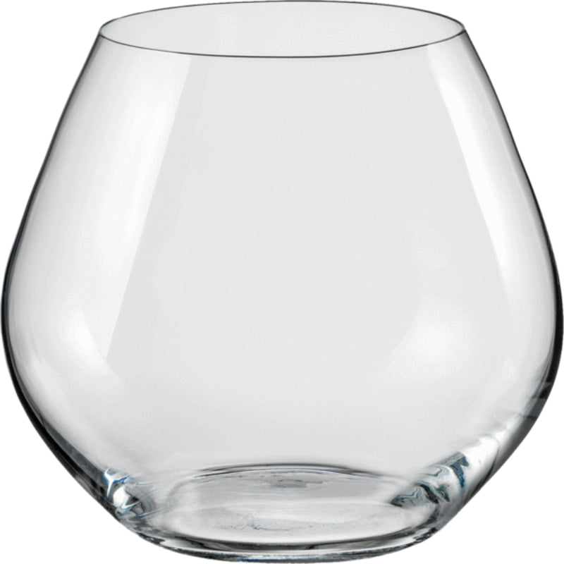 Amoroso Crystal Stemless Wine Glass | Set of 2 | Multiple Sizes