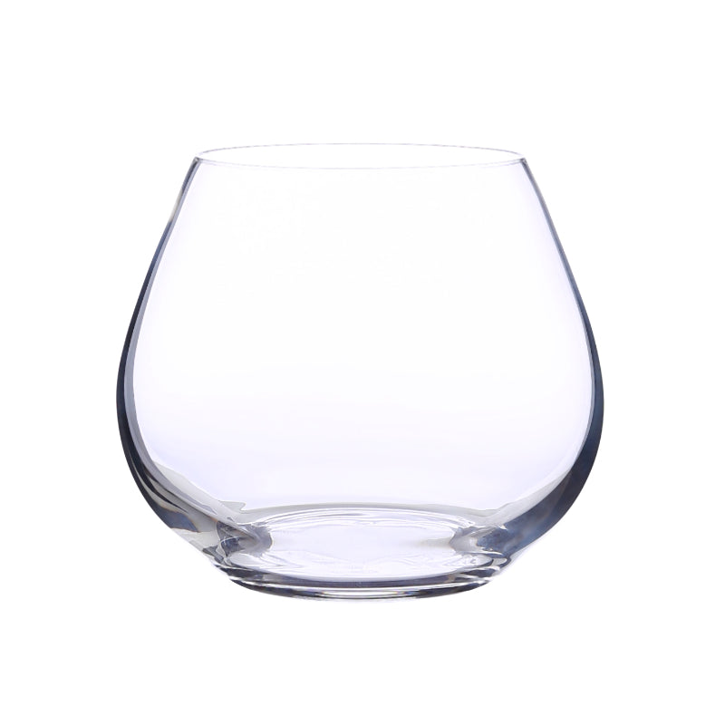 Amoroso Crystal Stemless Wine Glass | Set of 2 | Multiple Sizes