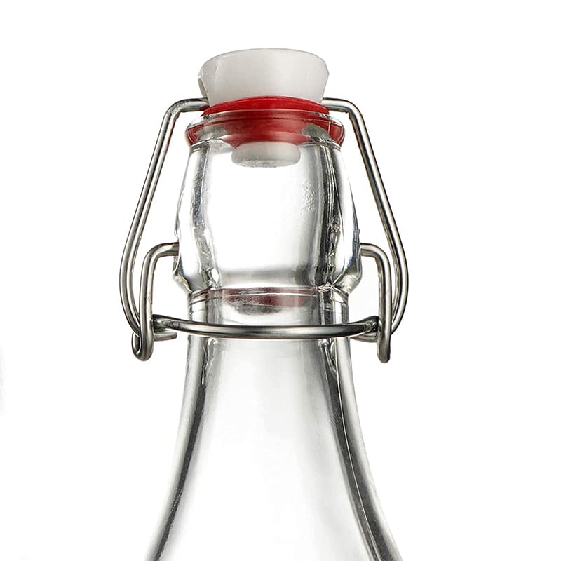 Flip Top Bottle Glass Bottle | Set of 3