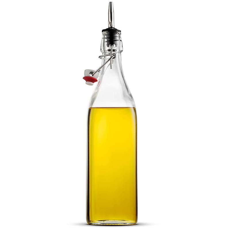 Flip Top Bottle Glass Bottle | Set of 3