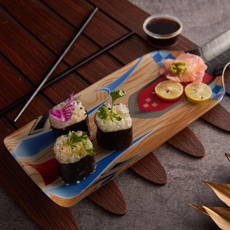 Bat Shaped Glass Serving Platter | Set of 3