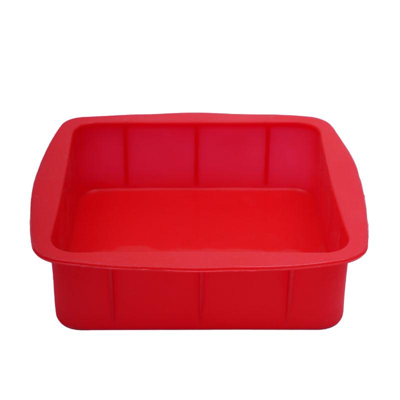 Square Shaped Silicone Cake Mould | 6 Inches & 8 Inches