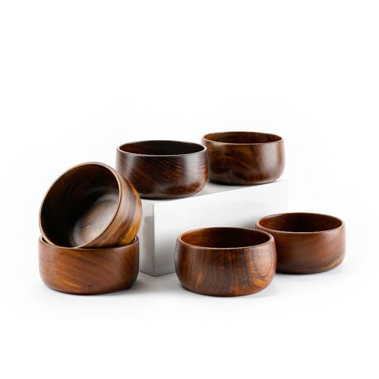 Baro Small Wooden Bowls | Multiple Sets