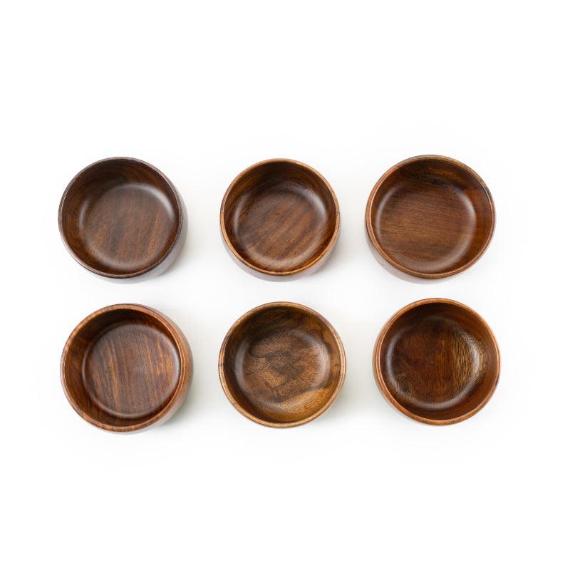Baro Small Wooden Bowls | Multiple Sets