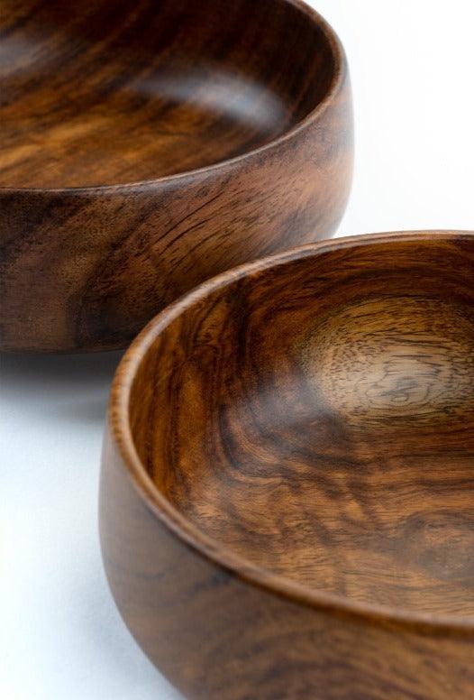 Baro Medium Wooden Bowls | Multiple Sets