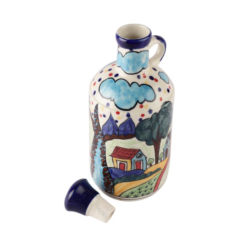Ceramic Blue Floral Oil Dispenser | Multiple designs