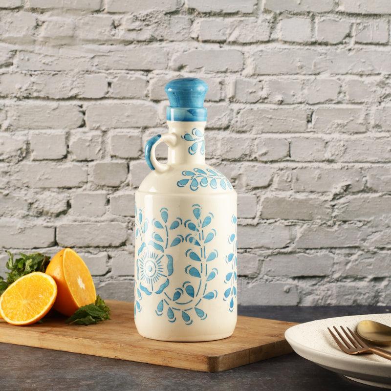 Ceramic Blue Floral Oil Dispenser | Multiple designs
