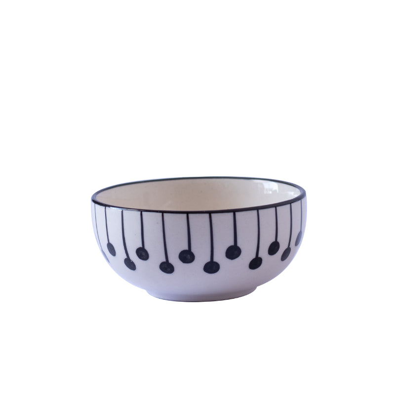 Athena Ceramic Handcrafted Serving Bowls | Set Of 6