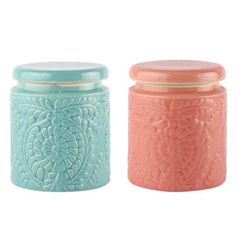 Multi Storage Jar | Set of 2 | Multiple Colors