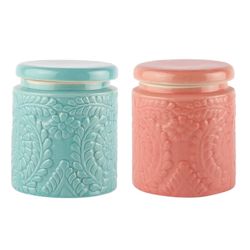 Multi Storage Jar | Set of 2 | Multiple Colors