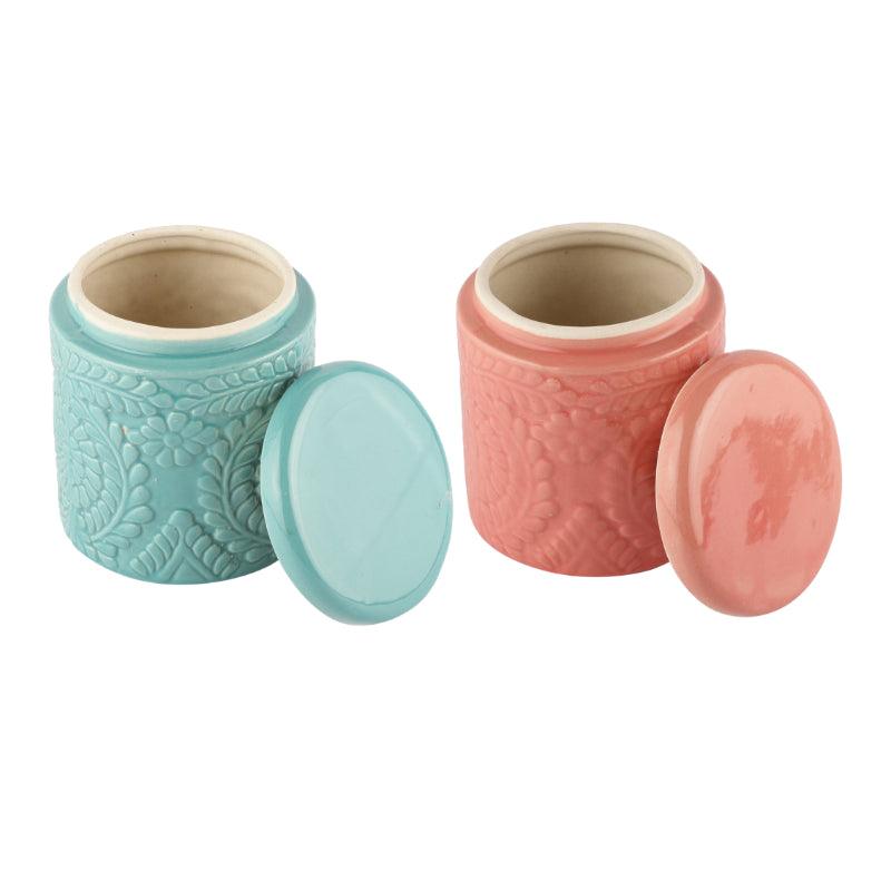 Multi Storage Jar | Set of 2 | Multiple Colors