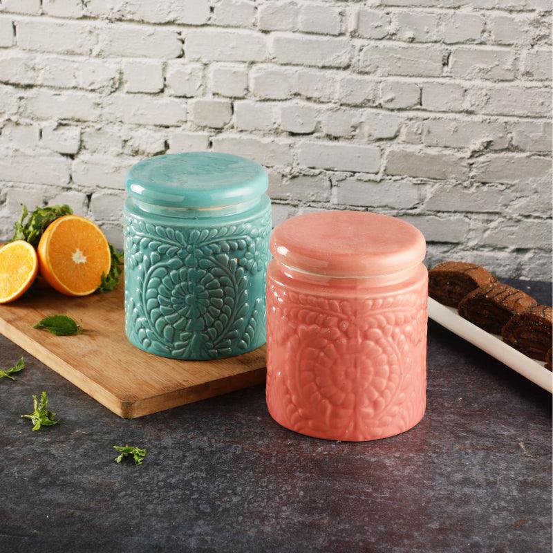 Multi Storage Jar | Set of 2 | Multiple Colors
