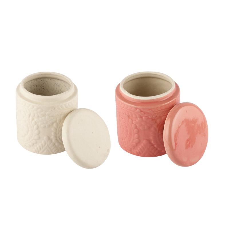 Multi Storage Jar | Set of 2 | Multiple Colors