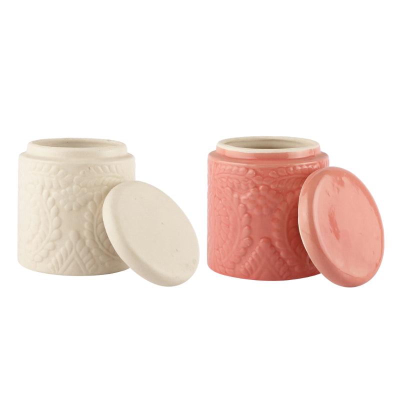 Multi Storage Jar | Set of 2 | Multiple Colors