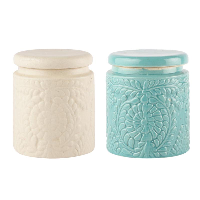 Multi Storage Jar | Set of 2 | Multiple Colors