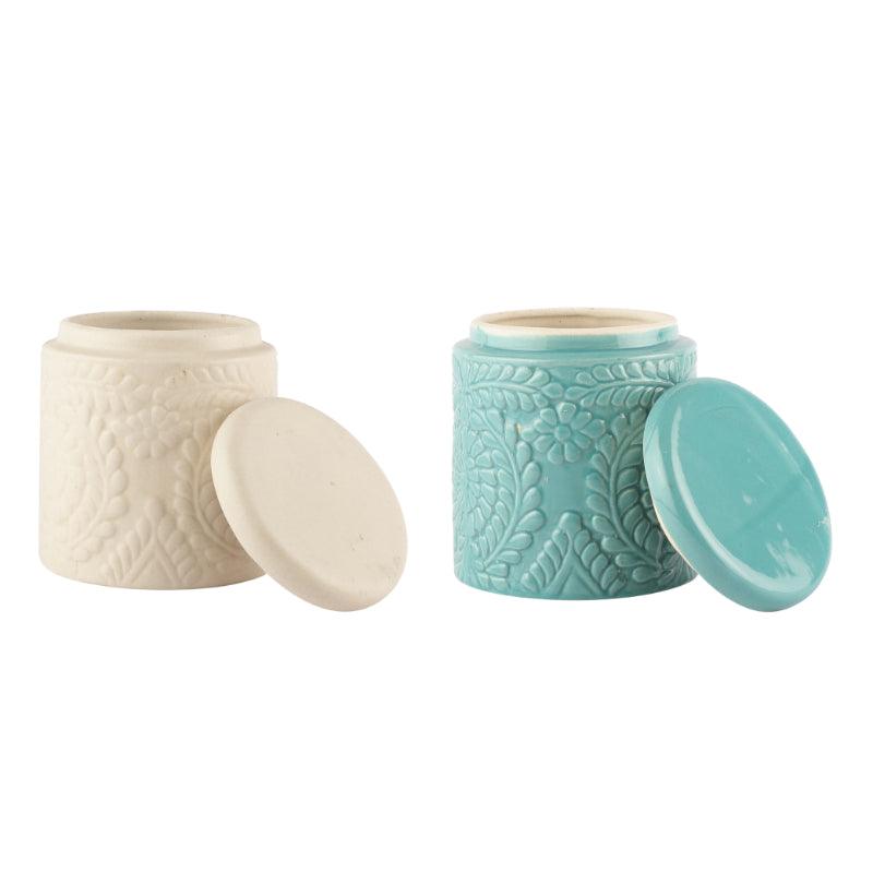 Multi Storage Jar | Set of 2 | Multiple Colors