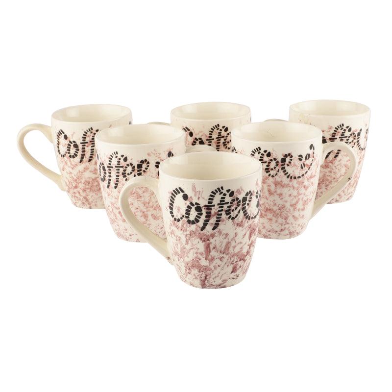 Abstract Design Ceramic Mugs | Set of 6