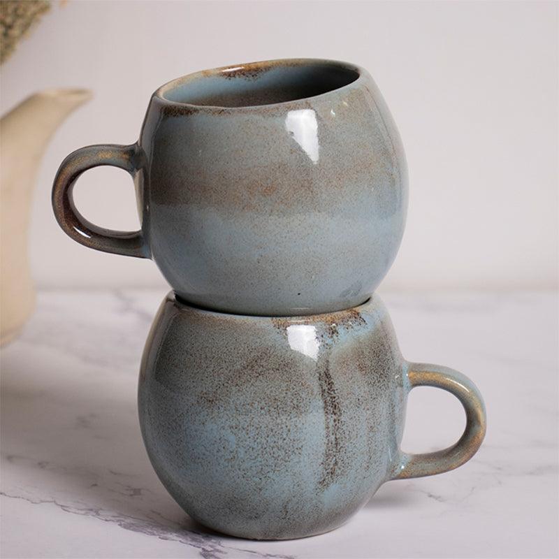 Barrel Coffee Mugs | Set of 2