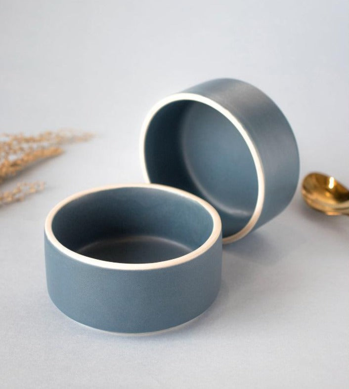 Berlin Blue Dessert Bowls | Small  | Set of 2