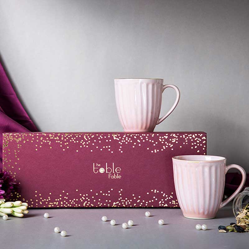 Blush Mugs Gift Box