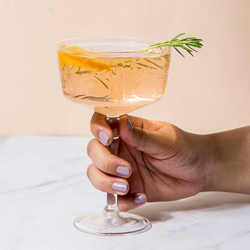 Elegant Aylin Glasses & Gourmet Trail Mix Gift Set – Handcrafted in India