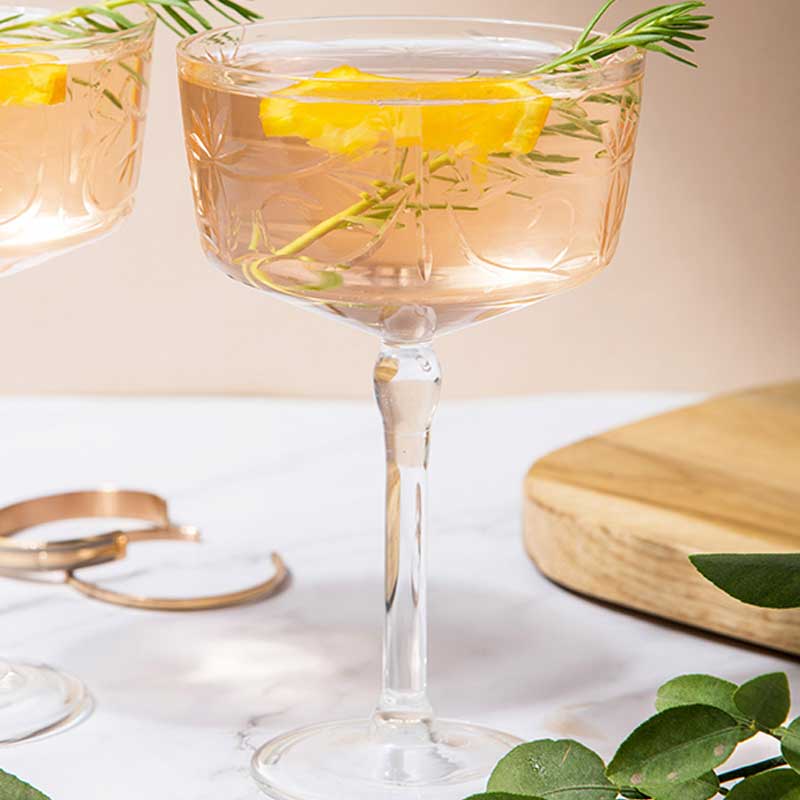 Elegant Aylin Glasses & Gourmet Trail Mix Gift Set – Handcrafted in India