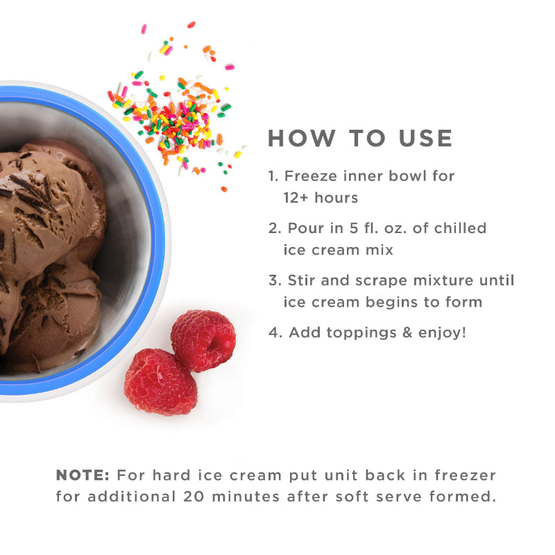 Ice Cream Maker with 1 Spoon | 150ml | Multiple Colors