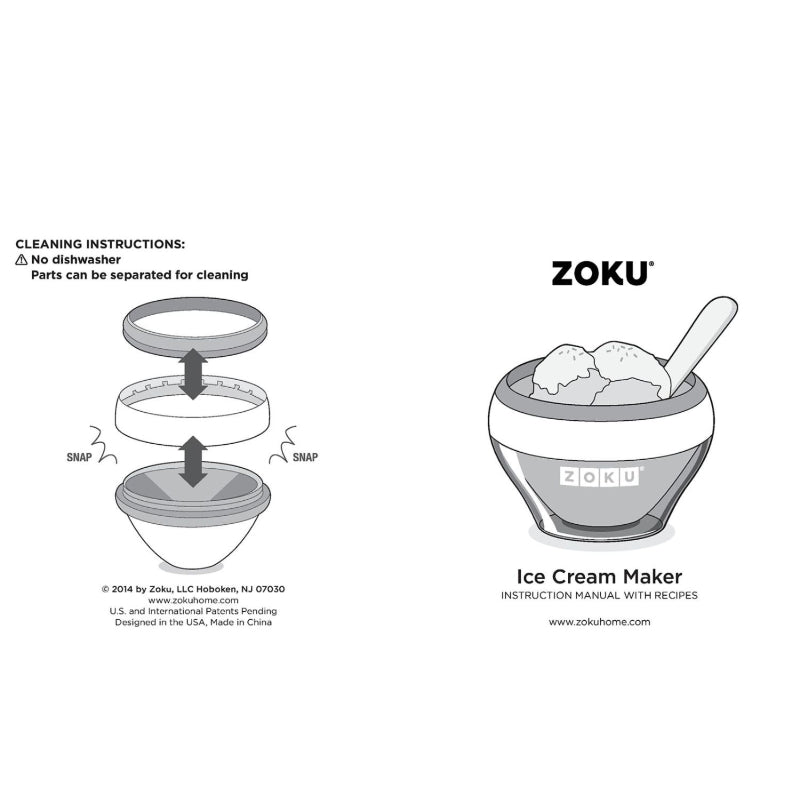 Ice Cream Maker with 1 Spoon | 150ml | Multiple Colors