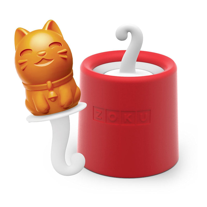 Kitty Red Mold Base Orange Ice Pop Maker