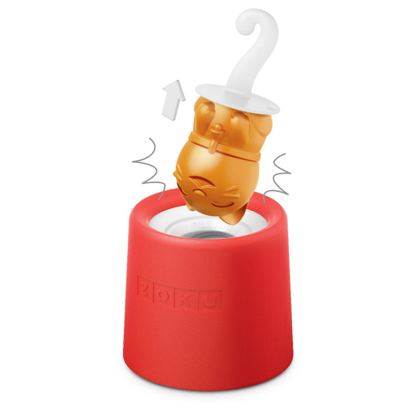 Kitty Red Mold Base Orange Ice Pop Maker