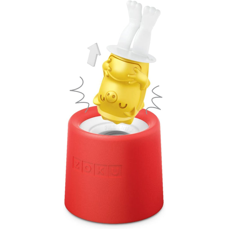 Hedgehog Red Mold Base Yellow Ice Pop Maker