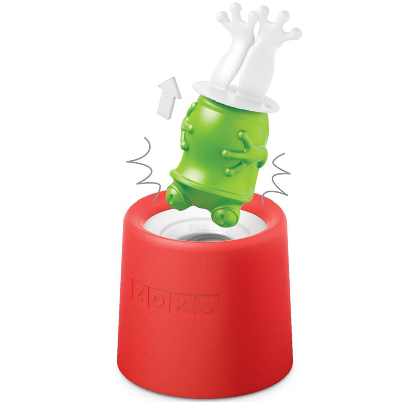Frog Red Mold Base Green Ice Pop Maker