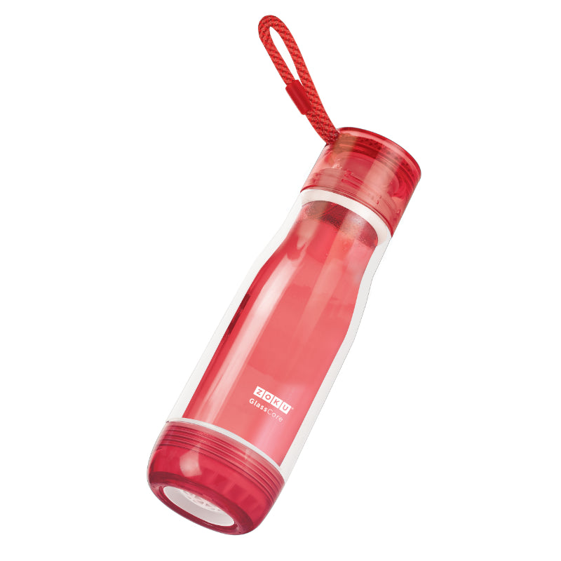 Double Wall Suspended Glass Core Water Bottle | Multiple Colors