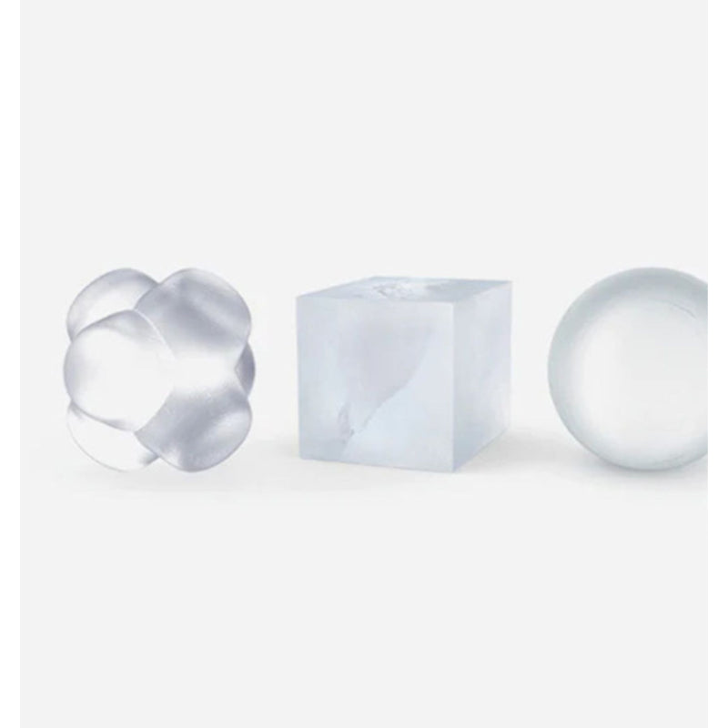 Mixology Geometric Shaped Silicone Ice Mold Tray | Set of 3