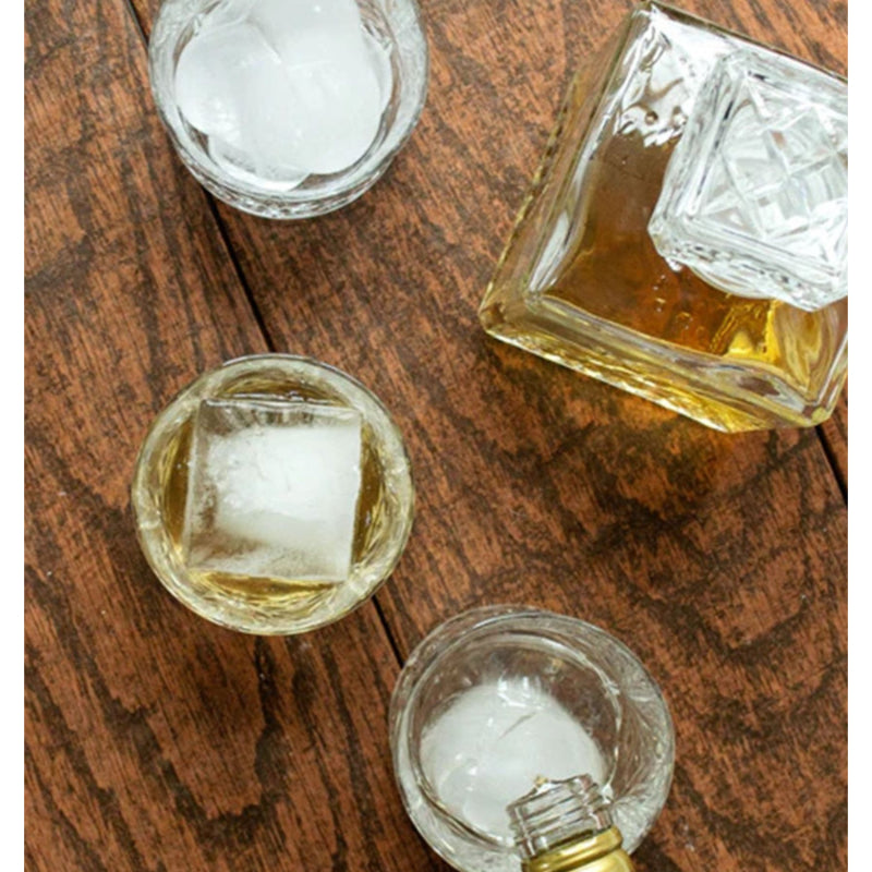 Mixology Geometric Shaped Silicone Ice Mold Tray | Set of 3