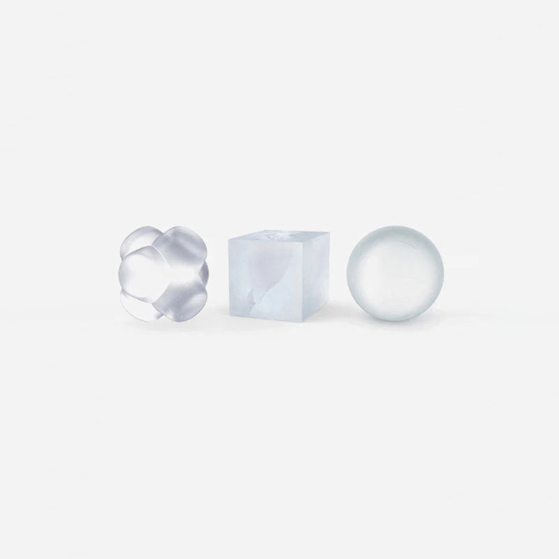 Mixology Geometric Shaped Silicone Ice Mold Tray | Set of 3