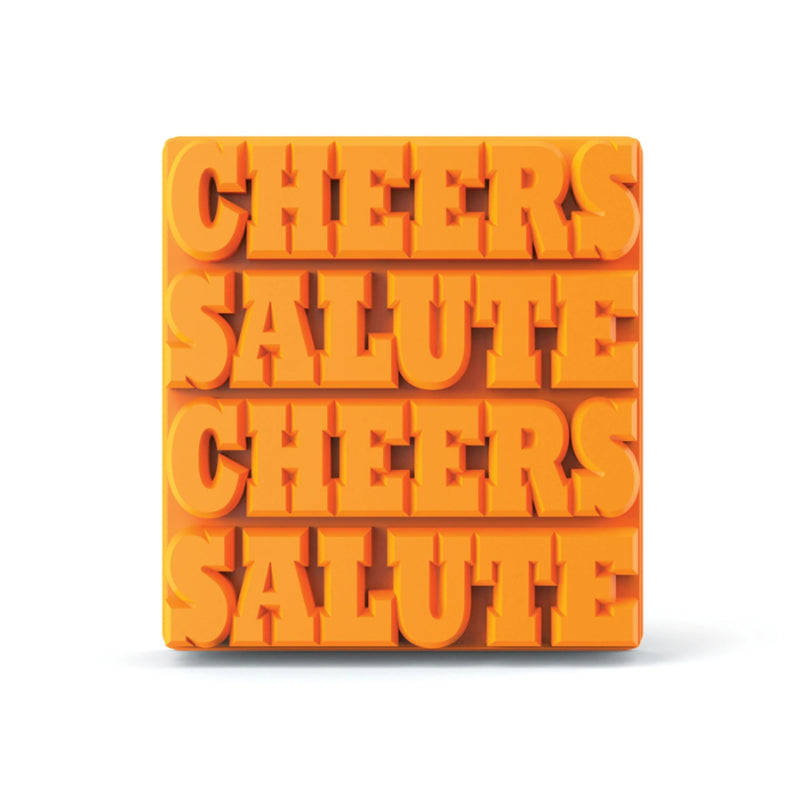 Cheers Salute Silicone Orange Ice Mold Tray | Set of 4
