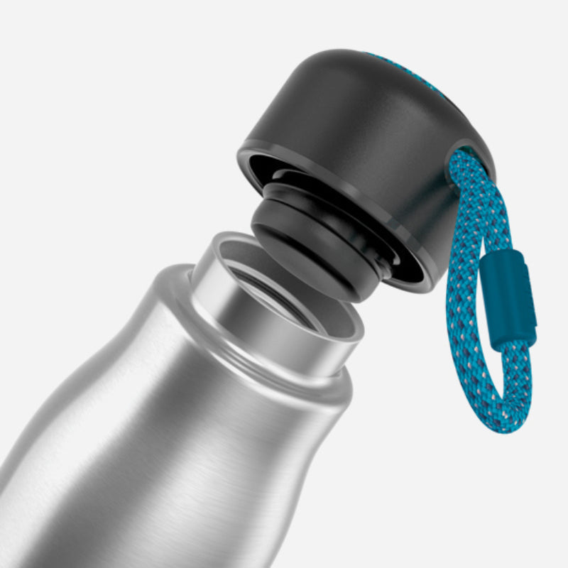 Silver Stainless Steel Vaaccum Insulated Water Bottle | 350ml