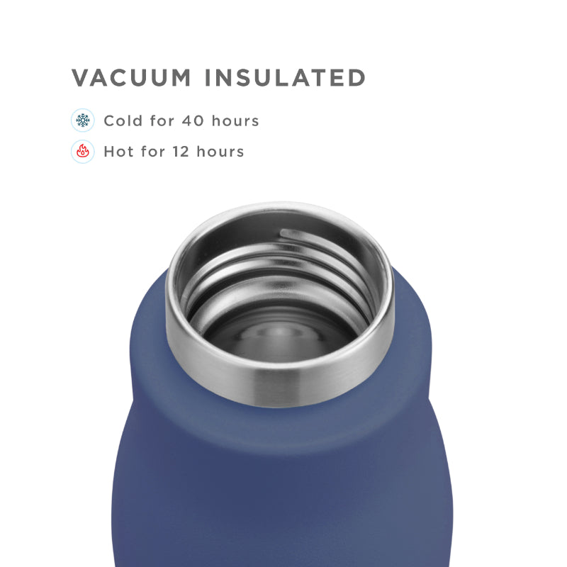 Classic Stainless Steel Vaccum Insulated Water Bottle | 500ml | Multiple Colors