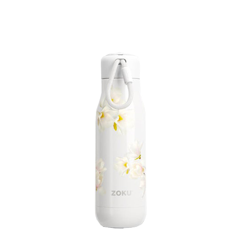 Vintage Magnolia Stainless Steel Vaccum Insulated Water Bottle | 500ml