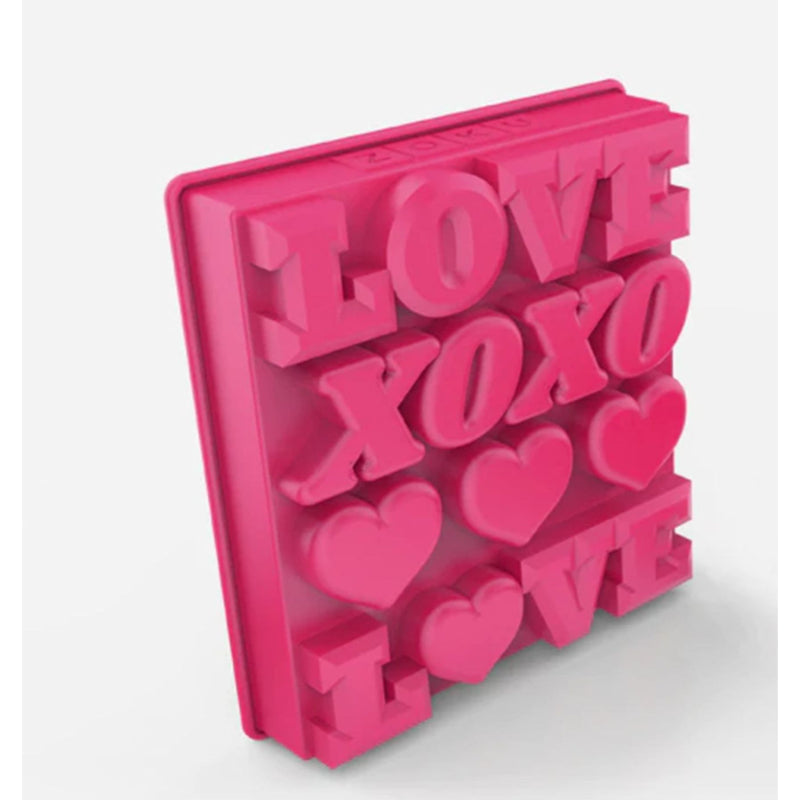 Love Pink Silicone Ice Mold Tray  | Set of 4