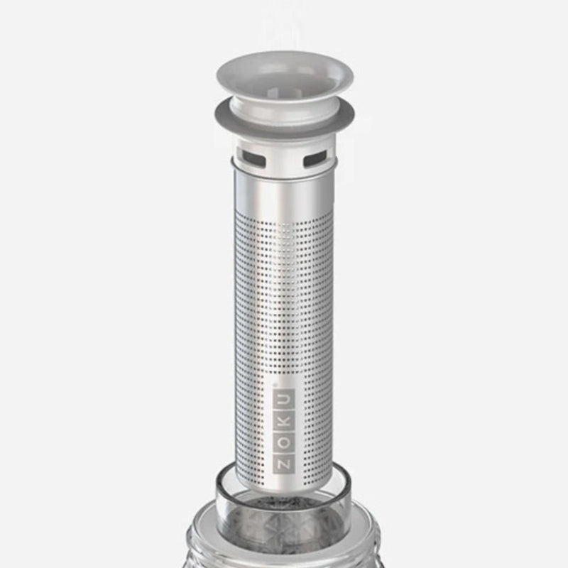 Glass Core Bottle with Stainless Steel Tea Infuser | 475ml