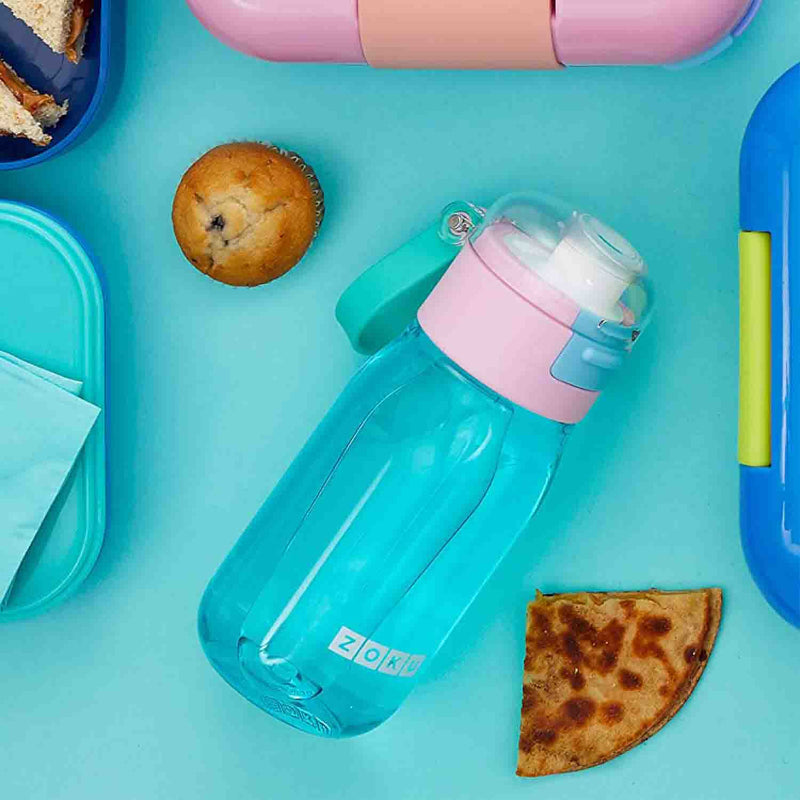 Kids Flip Gulp Bottle with Carrying Cord | 475ml | Multiple Colors