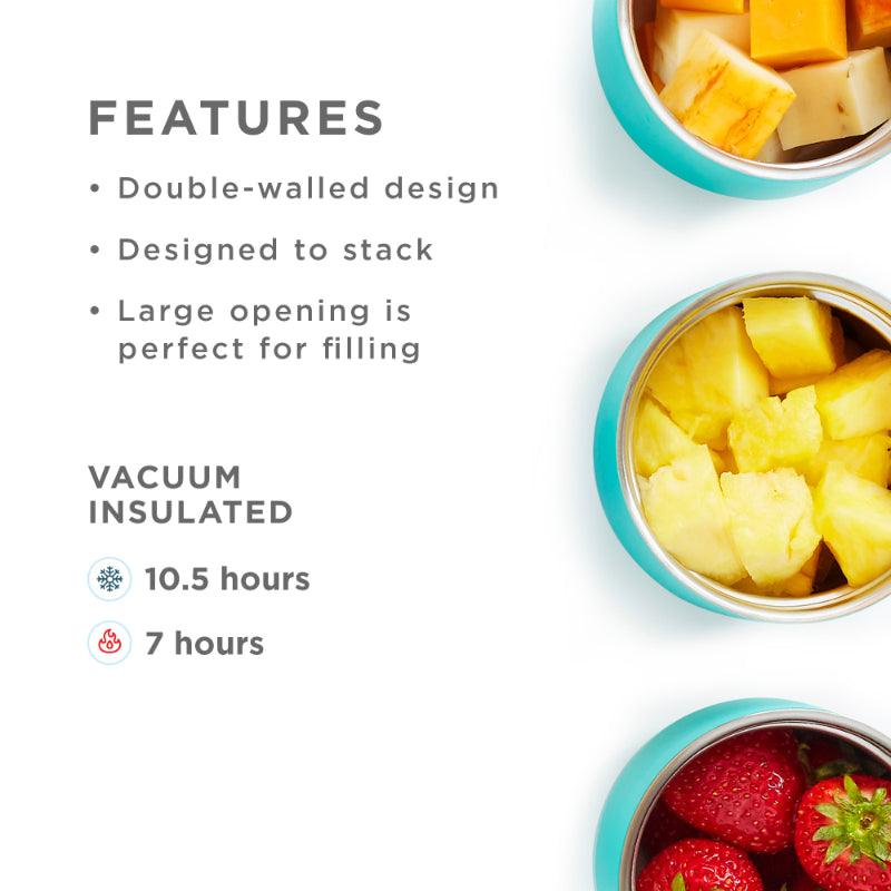 Double Wall Vaccum Insulated 6 Inches Stainless Steel Food Jar | Multiple Colors