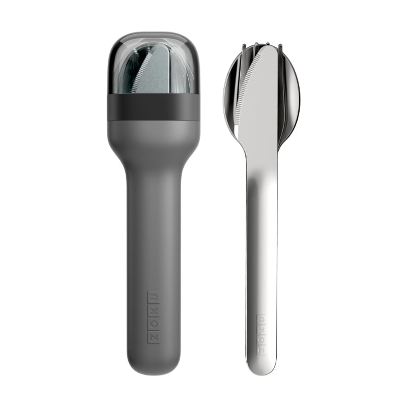 Pocket Stainless Steel Cutlery with Travel Case | Set of 3 | Multiple Colors
